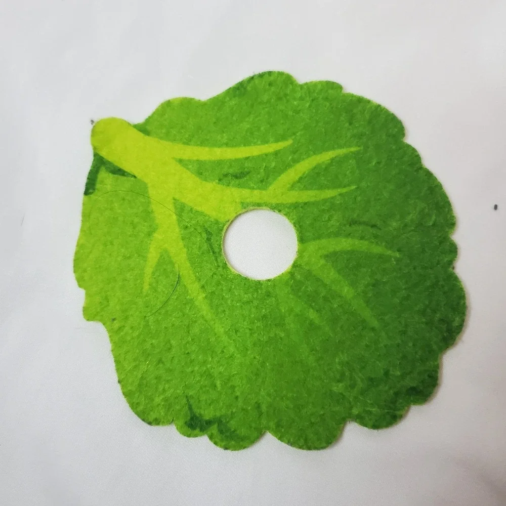 LeapFrog 4-in-1 Learning Hamburger Stacking‎ Baby Toy REPLACEMENT FELT LETTUCE